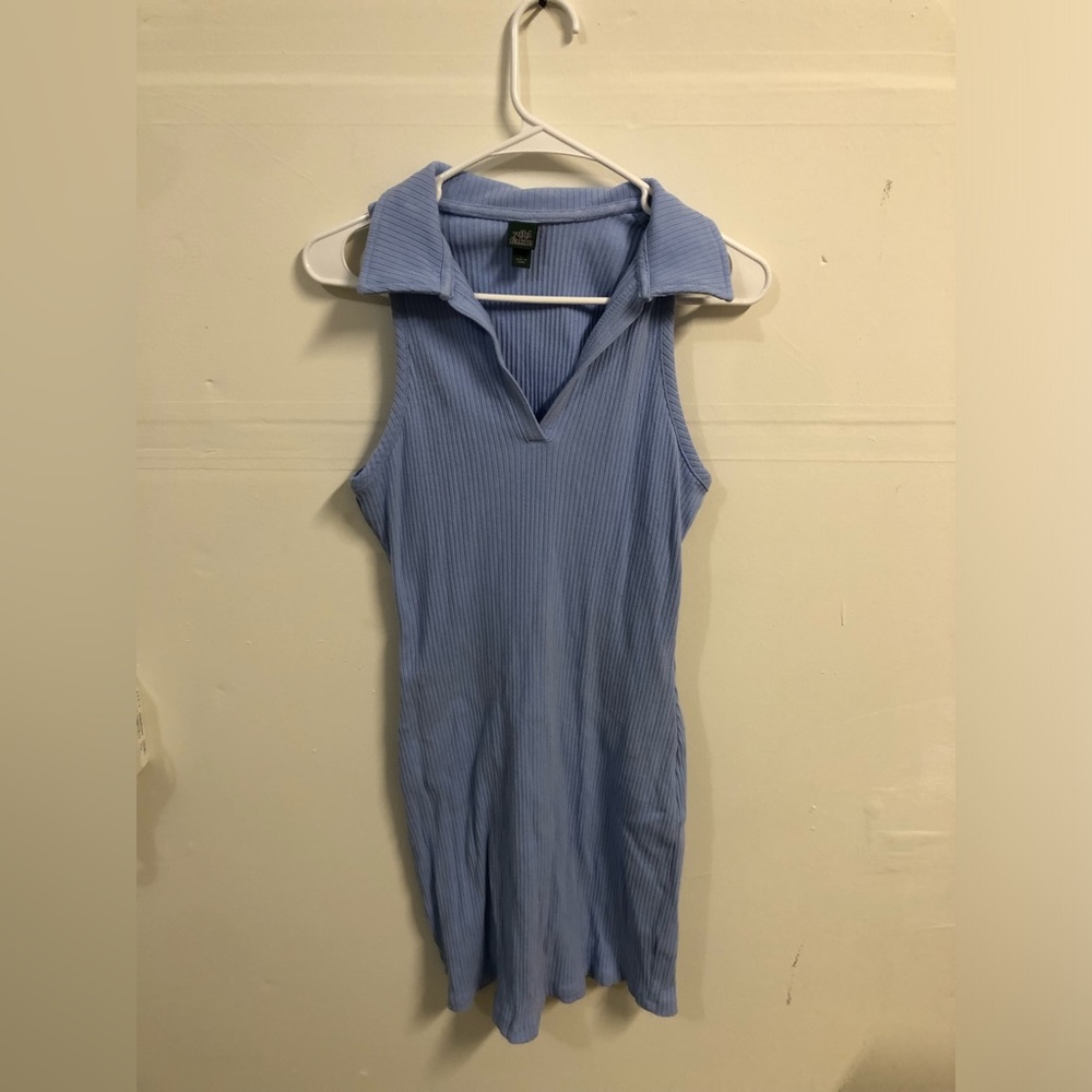 Wild Fable Dusty Blue Sleeveless Tennis Dress Size Large Women’s